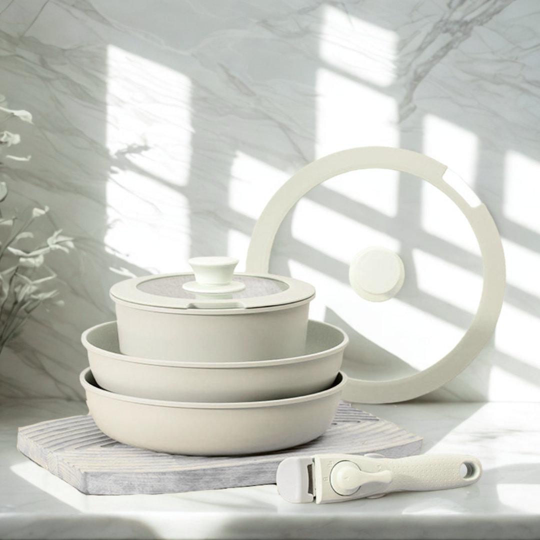 Kitchive Premium Cookware Set - Cream