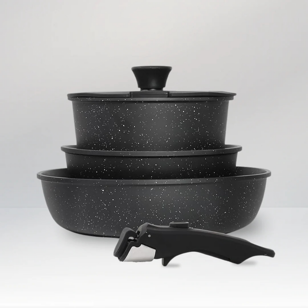 Kitchive Premium Cookware Set - Black