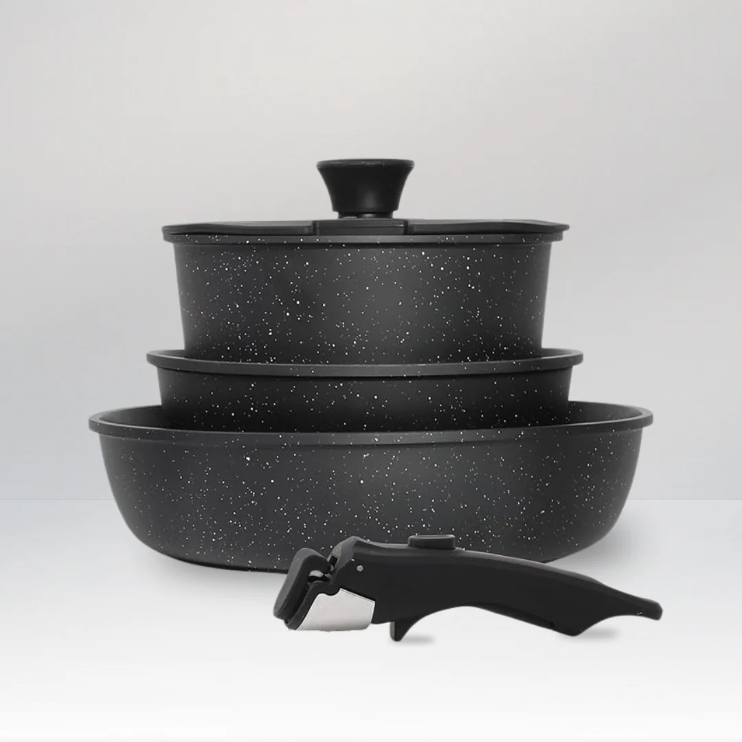 Kitchive Premium Cookware Set - Black