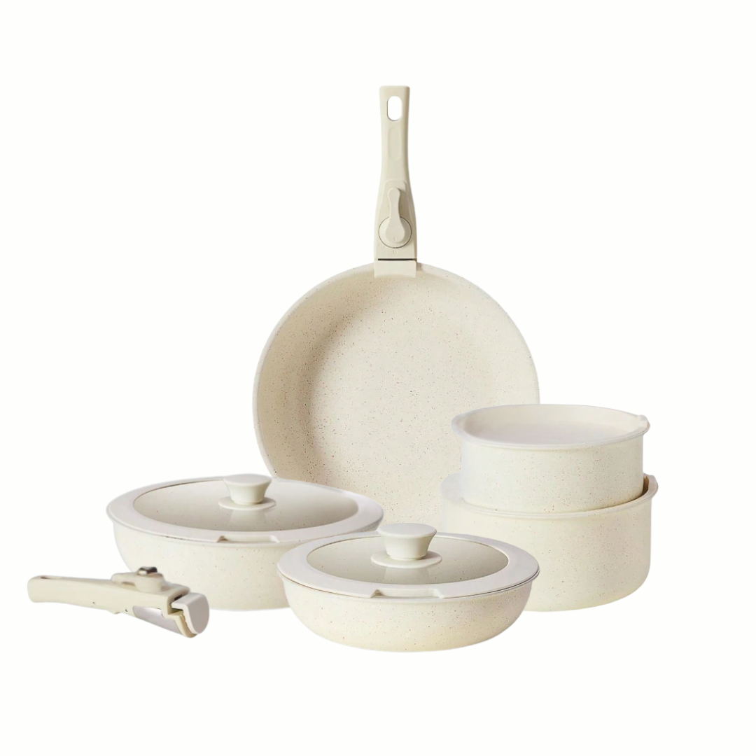 Kitchive Premium Cookware Set - Cream