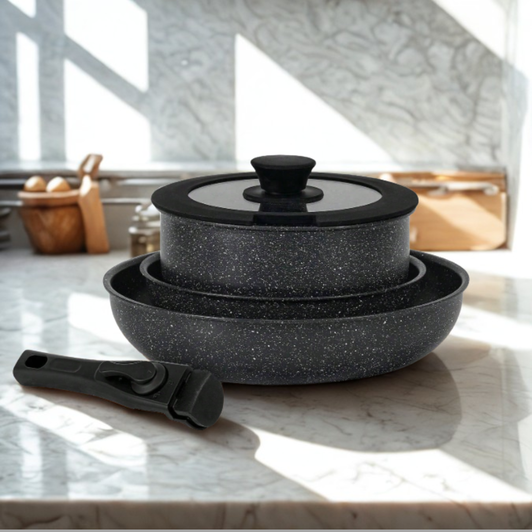 Kitchive Premium Cookware Set - Black