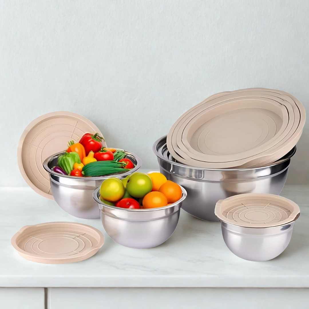 Kitchive Stainless Steel Mixing Bowl Set